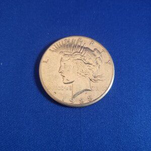 1923 Peace Silver Dollar Coin -San Francisco Mint 1923S-BE